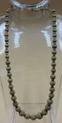 1 Kette - 925er Silber vergoldet - 37,20 g