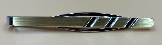 1 Krawattennadel - 925er Silber vergoldet - 6,32 g