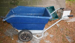 1 x JFC Tipping Barrow Two Wheeled Wheelbarrow
