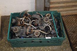 1 x Crate Containing Multiple Roller Meat Hooks