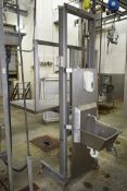 1 x Stainless Steel Floor Mounted Work Platform Featuring an Anti Slip Checker Plate Floor, Access
