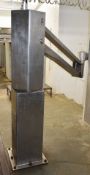 1 x Stainless Steel Hydraulic Meat Loading Arm - Dimensions: Height 165 cms x Arm Reach 260 cms