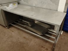 1 x Stainless Steel Large Prep Bench