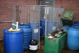 10 x Large Blue Storage Barrels