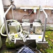 Assorted Collection of Abattoir Equipment Includes a Cleaning Machine, Mobile Steriliser, Boot Wash
