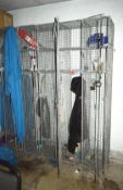 12 x Wire Mesh Freestanding Staff Lockers and 3 x Additional Lockers/Cabinets