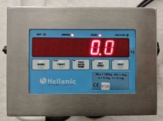 1 x Hellenic Systems Weighing Scale Indicator with Electrical Box and Junction Box