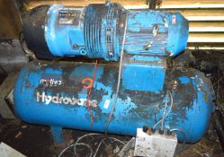 1 x Hydrovane HV04 Rotary Vane Air Compressor Three Phase 200L Air Receiver 20.1 CFM 4kW