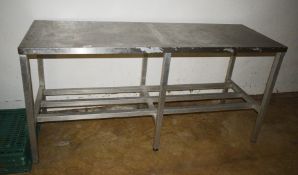 1 x Stainless Steel Large Prep Bench