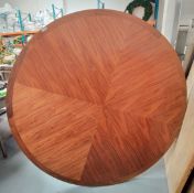 1 x Banqueting 1.8m Quarter Bookmatched Walnut Veneer Restaurant Table Top