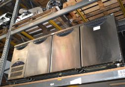 1 x Williams Three Door Countertop Refrigerator - More Images / Information to Follow - Removed from
