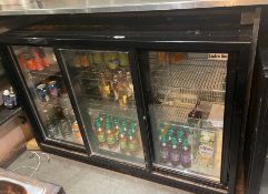1 x GASTRO-LINE 3-Door Bar Fridge - Ref: AC128 - CL1066 - Location: AltrinchamDescription:This