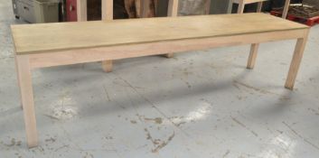 1 x Large 2.9m Banqueting Restaurant Dining Table - Dimensions: H75 x W290 x D70 cms