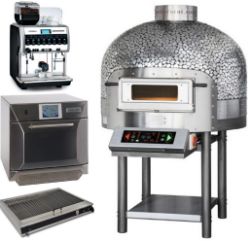 Commercial Catering Auction: Rational Combi & Pizza Ovens, Infrared Broiler, Griddles, Refrigeration, Juicers, Coffee Machines, Furniture & More