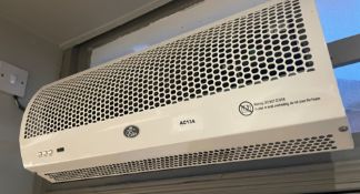 1 x PREM-I-AIR Elite Over Door Air Curtain Heater Fan - Ref: AC135 - CL1066 - Location: