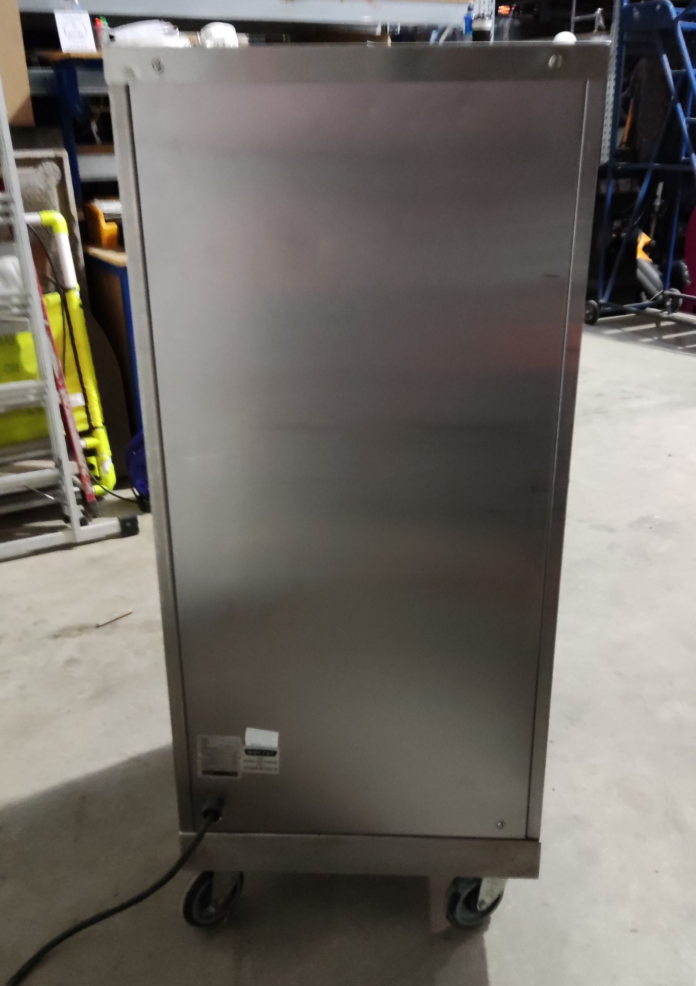 1 x MOFFAT 3 Phase Pie Warmer Cabinet / Hot Cupboard - H142 x W60 x D70 cms - Image 7 of 16