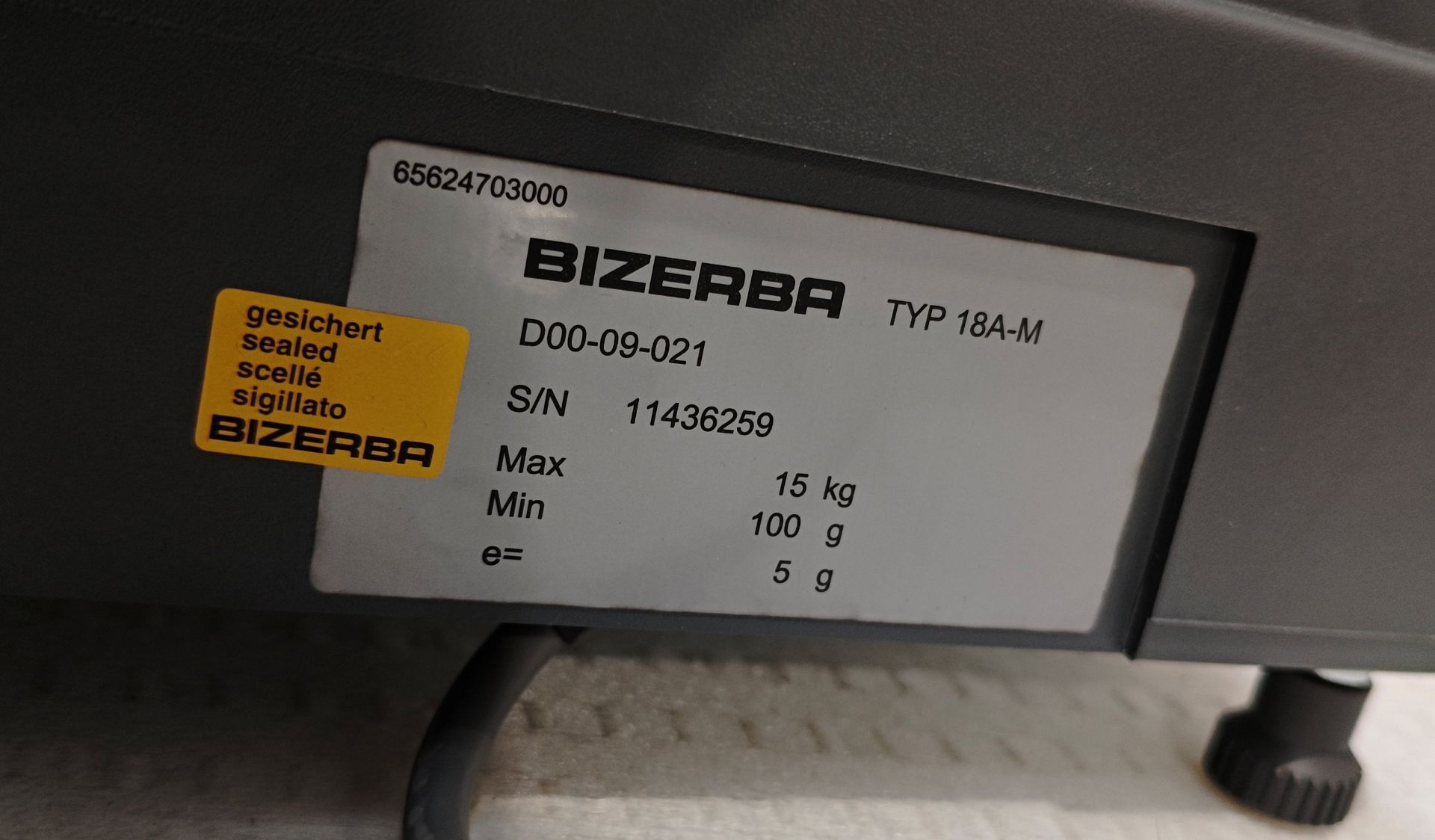 1 x Bizerba Typ 18 A/M Scales For Use With Bizerba Label Printer - New/Boxed - Ref: DAN137 - CL999 - - Image 7 of 12