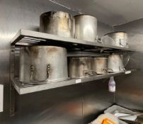 1 x 2-Level Tubular Shelf Unit - Pans Not Included - Ref: AC123 - CL1066 - Location:
