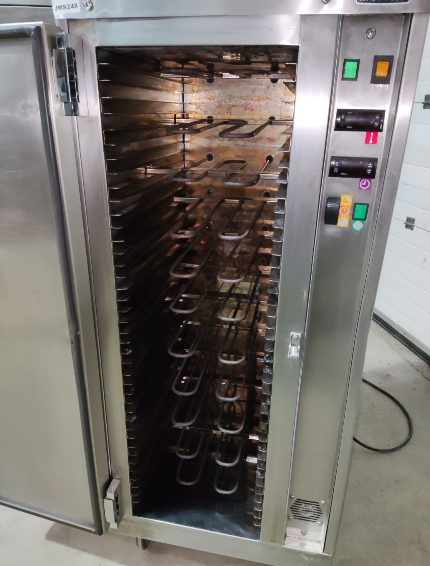 1 x MOFFAT 3 Phase Pie Warmer Cabinet / Hot Cupboard - H142 x W60 x D70 cms - Image 9 of 16