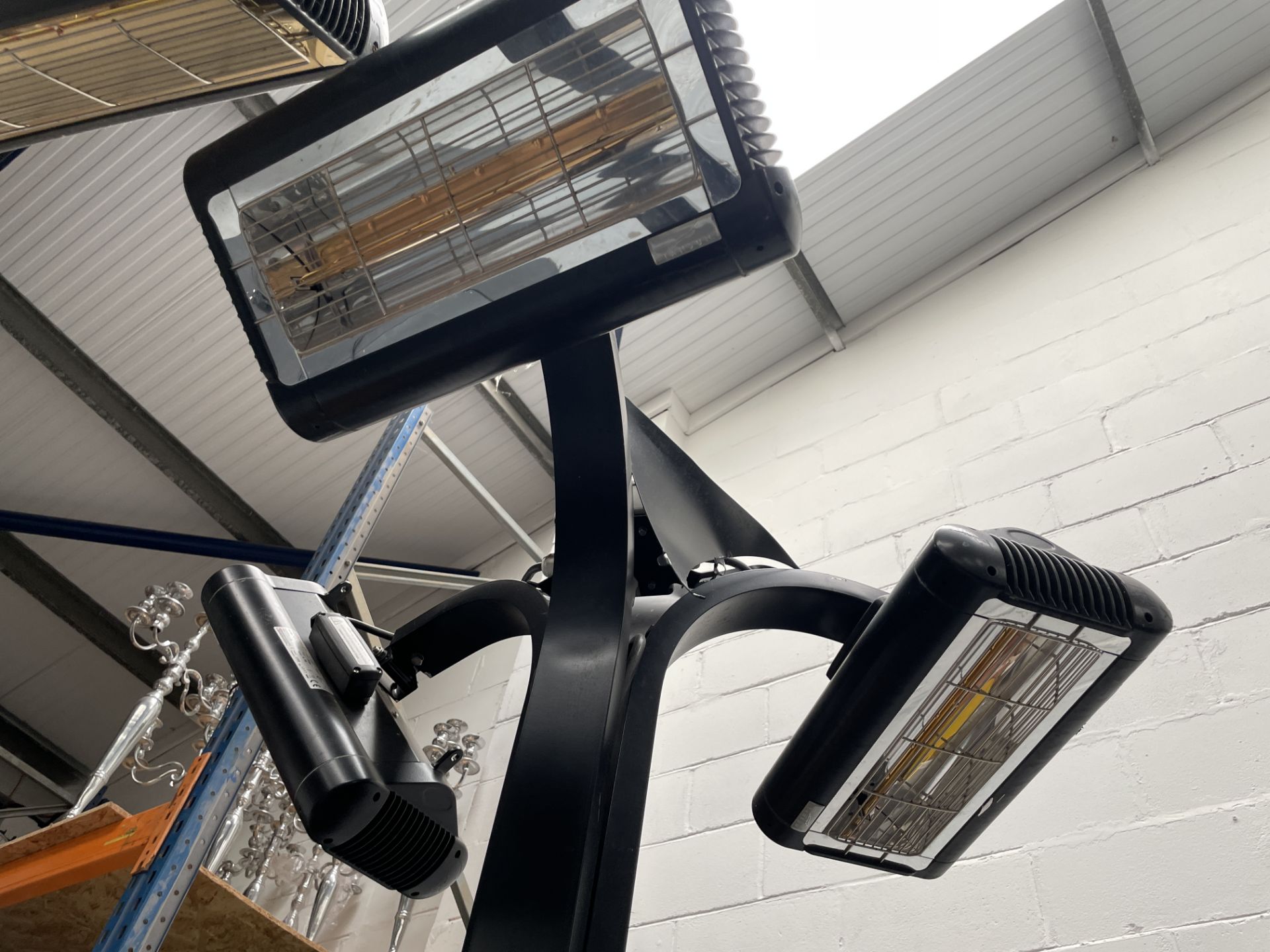 1 x Tansun Sorrento Upright Freestanding Triple Infrared Heater - Suitable for Indoor or Outdoor Use - Image 7 of 9