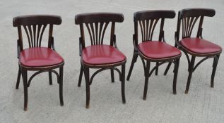 4 x Restaurant Dining Chairs Featuring an Traditional / Irish Design with Bent Wood