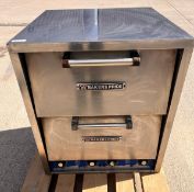 1 x Bakers Pride P-46 2-Chamber Pizza Oven - Single Phase