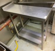 1 x Stainless Steel Prep Table - Ref: AC115 - CL1066 - Location: AltrinchamDescription:Dimensions (