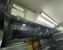 1 x Commercial Kitchen Extraction Canopy - Ref: AC112 - CL1066 - Location: AltrinchamDescription: