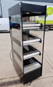 1 x Nuttall Flexeserve Zone 600 4 Tier Square Hot Display - Ref: GSG140 - CL999 - Location: