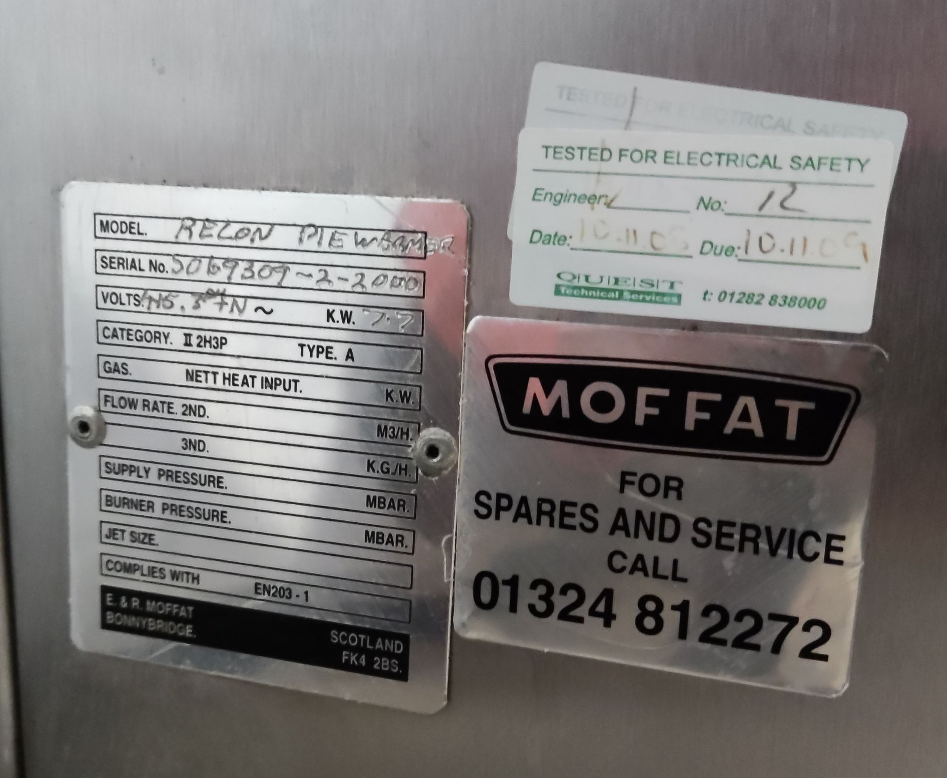 1 x MOFFAT 3 Phase Pie Warmer Cabinet / Hot Cupboard - H142 x W60 x D70 cms - Image 13 of 16