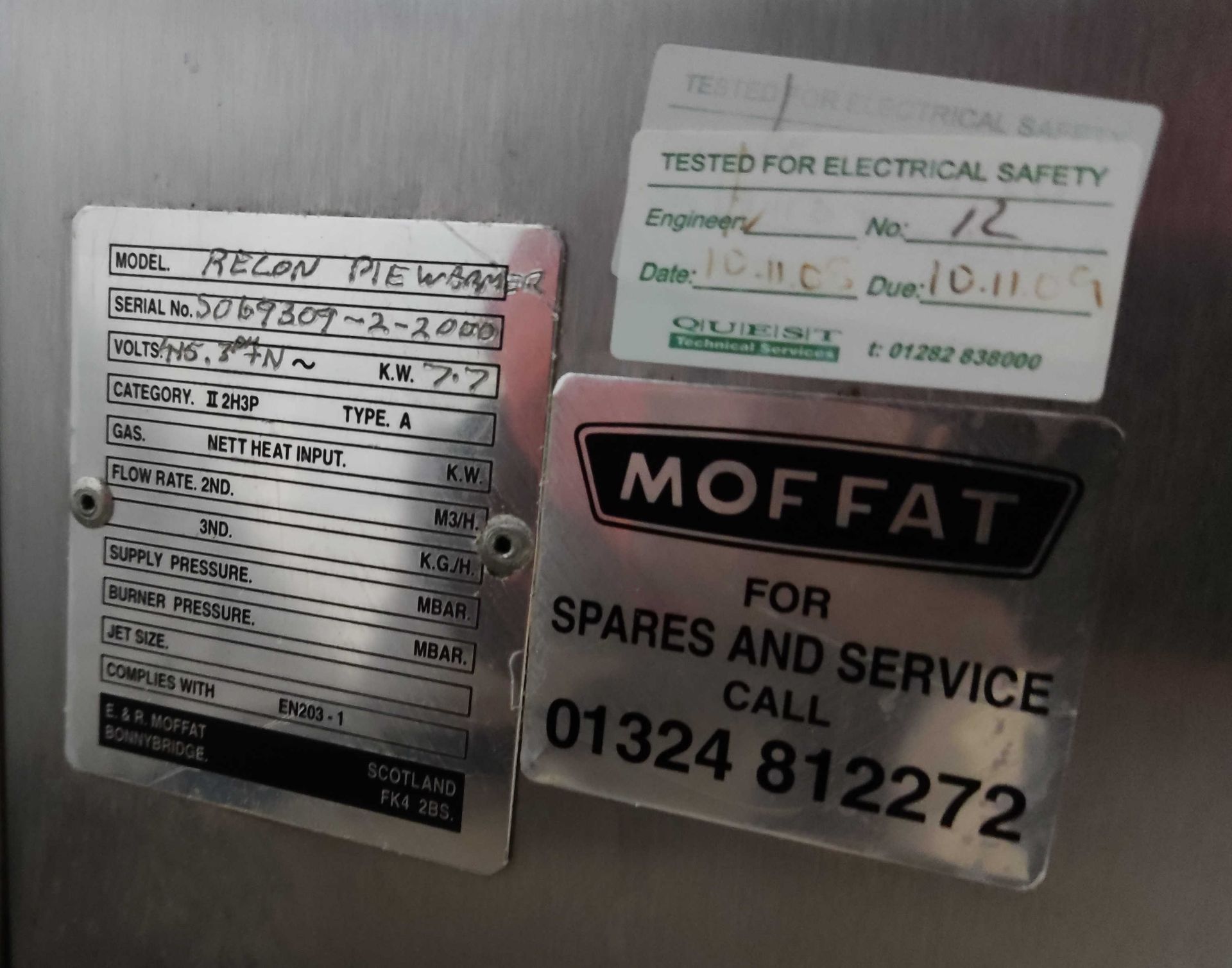 1 x MOFFAT 3 Phase Pie Warmer Cabinet / Hot Cupboard - H142 x W60 x D70 cms - Image 14 of 16