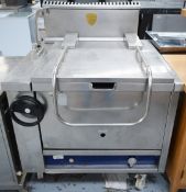 1 x Paul Charvet Gas Powered Tilting Bratt Pan - Model: 1000 GSBM/1 - Dimensions: H94 x W101