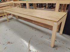 1 x Large 2.9m Banqueting Restaurant Dining Table - Dimensions: H75 x W290 x D70 cms