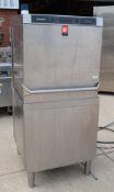 1 x Nelson Commercial Passthrough Dishwasher - Type 4004-16 - 3 Phase - Made in Italy