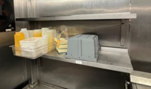 1 x Stainless Steel Shelves - Ref: AC121 - CL1066 - Location: Altrincham