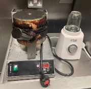 1 x ADEXA Wm-3 Waffle Maker & 1 X Russell Hobbs 25970 Jug Blender & 1 x Fly Zapper