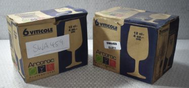 12 x Arcoroc Viticole 12cl Wine Glasse - Unused Boxed Stock