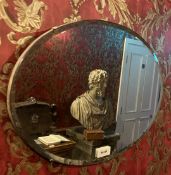 3 x Vintage Frameless Wall Mirrors