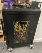 1 x Floor Standing Network Cabinet on Castors - Includes 1 x Netgear ProSafe M4100-12GF, 2 x Netgear