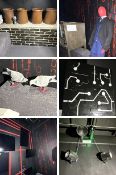 Contents of an Official 'Sherlock The Mind of Moriarty' Escape Room Game - The St Barts Roof Back