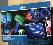 4 x Chauvet DJ LED Shadow UV Blacklight Panels - Model TFXUVLED - New & Boxed - RRP £600