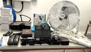1 x Assorted Job Lot to Include an Optima VDHDNL Full 3D 1080p Projector with Projector Lamps, APF