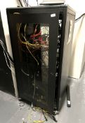 1 x Large Network Cabinet on Castors - Includes 2 x Thomanns T.Amp Amplifiers, Enttec DMX USB Pro