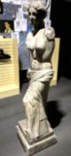 1 x Ancient Greek Sculpture of the Goddess Aphrodite - Floor Standing - Approx Height 180cms