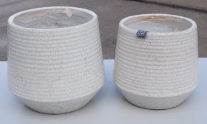 2 x Plant Pots - Ref: GTC626/GTCC14 - CL1017 - Location: Altrincham WA14Condition Report:Supplied as