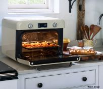 1 x SMEG 9 In 1 Multifunction Countertop Oven In Cream - Original Price £849.00 - Ref: HNB882/