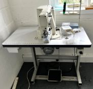 1 x Brother LK3-B438 Lockstitch Button Sewing Machine - 240v - Dimensions: H160 x W106 x D60 cms