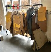 1 x Large Collection of Fashion Templates with Heavy Duty Clothes Rail