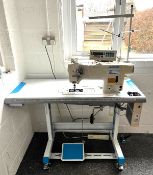 1 x Jack JK-58720D Type 405 Direct Drive Twin Needle Lockstitch Industrial Sewing Machine - 240v