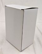 240 x White Product Boxes- Flatpacked, Fold Together Boxes - 18 X 12 X 9cm - Ref: WBF701437/